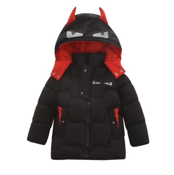 Jongens winterjas L2036 zwart 5