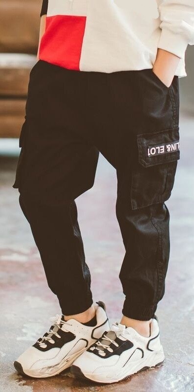 Jongensbroek L2237 zwart 10