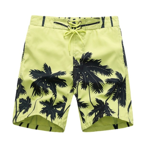 Jongensshort met palmbomen J1328 groen 13
