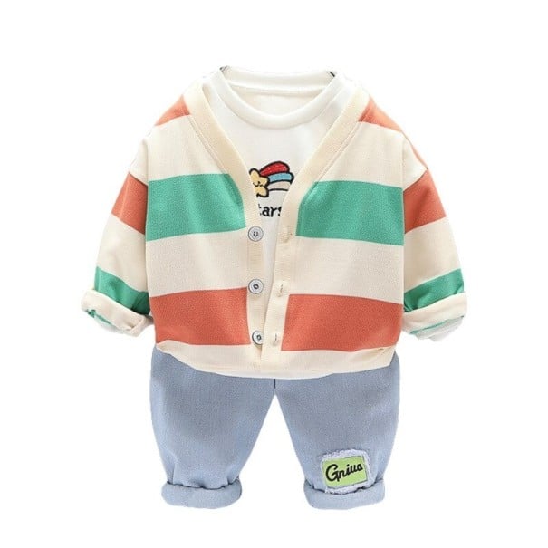 Jongenstrui, t-shirt en broek L1610 6-12 maanden B