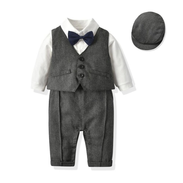 Jongensvest, shirt en broek B1344