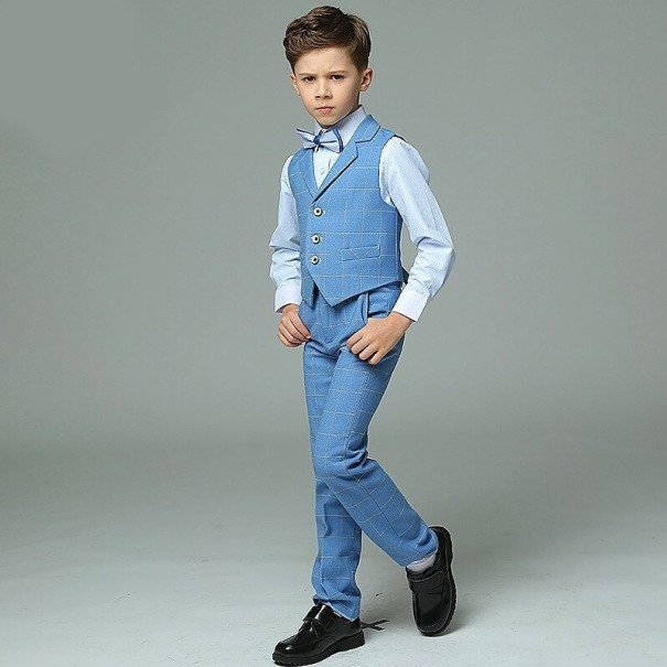 Jongensvest, shirt en broek B1408 4