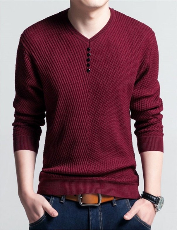 Josh J2697 Herrenpullover rot L