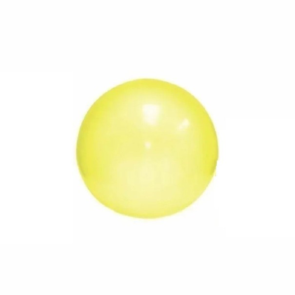 Jouet de bulle d'eau gonflable pour enfants 60 cm ballon flexible pour jeux de jardin et divertissement actif en plein air jaune