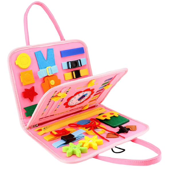 Jouet éducatif pour enfants rose