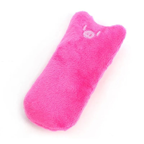Jouet en peluche pour chats 9,5 x 4 cm Petit jouet doux pour chats Jouet à jouer et à mordiller Jouet pour chats à la maison rose