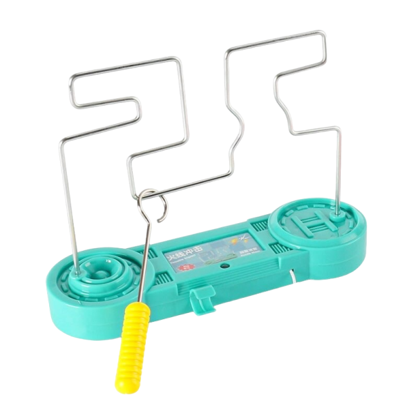 Jouet moteur labyrinthe turquoise