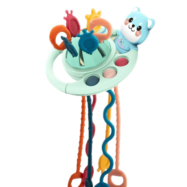 Jouet multifonctionnel pour enfants animal bleu