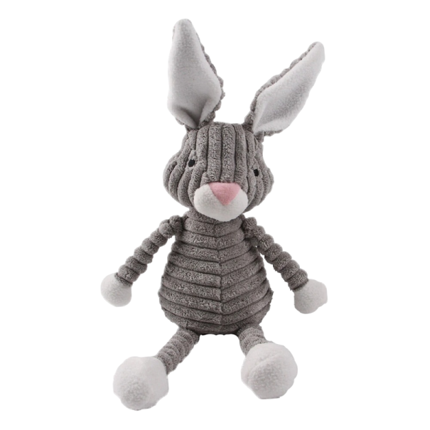 Jouet pour chien - lapin gris 1