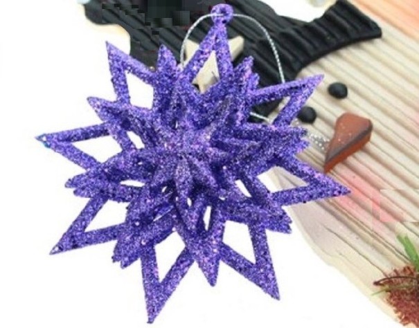 Jouluinen 3D-tähti violetti