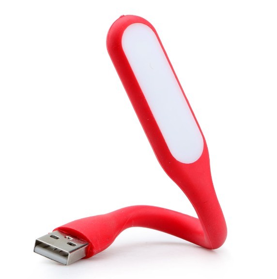 Joustava USB-LED-lamppu J3146 punainen