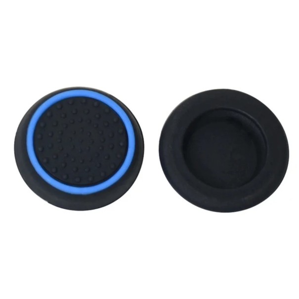 Juego de 2 fundas de silicona de dos tonos para mandos PS5 PS4 Xbox Series X/S Fundas protectoras para joysticks analógicos azul Juego de 2 fundas de silicona de dos tonos para mandos PS5 PS4 Xbox Series X/S Fundas protectoras para joysticks analógicos azul