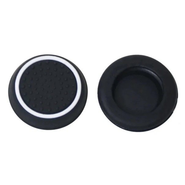 Juego de 2 fundas de silicona de dos tonos para mandos PS5 PS4 Xbox Series X/S Fundas protectoras para joysticks analógicos blanco