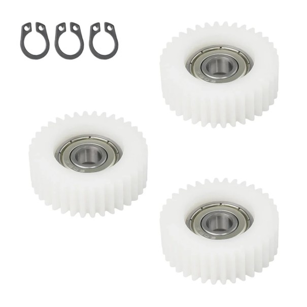 Juego de 3 engranajes planetarios de 36 dientes para bicicleta con motor en el buje 38x8x12mm, rodamiento de nylon, accesorio para bicicletas 1