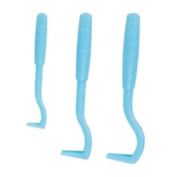 Juego de 3 removedores de garrapatas y pulgas para perros y gatos, pinzas de gancho, extractor de parásitos, Pet Aid Fur Care azul Juego de 3 removedores de garrapatas y pulgas para perros y gatos, pinzas de gancho, extractor de parásitos, Pet Aid Fur Care azul