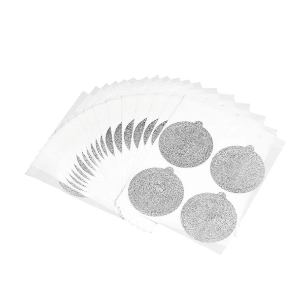 Juego de 40 tapas de aluminio para cápsulas reutilizables de la cafetera Nespresso de 37 mm Tapas para café molido Folios de repuesto 1