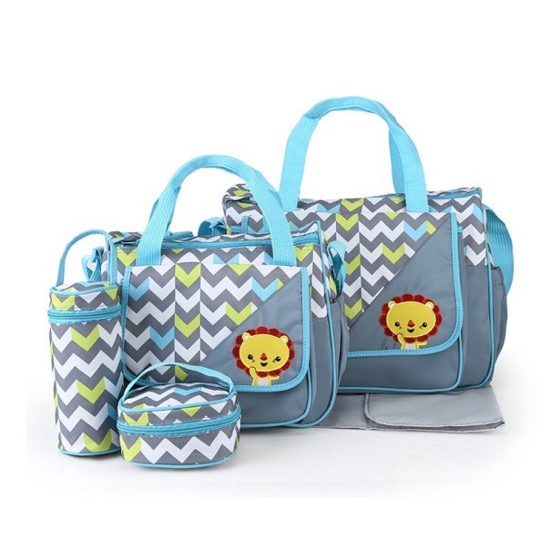 Juego de 5 bolsas de maternidad gris