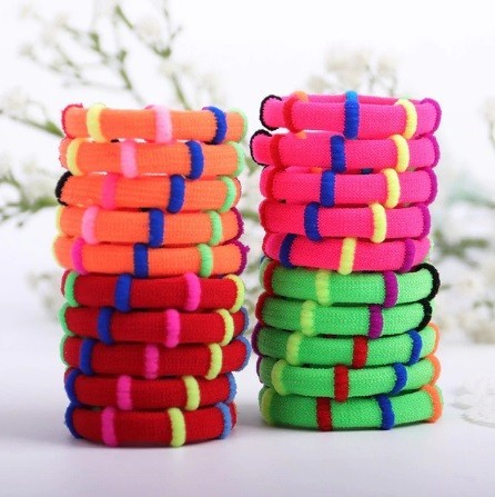 Juego de gomas para el pelo de colores - 20 uds. 2