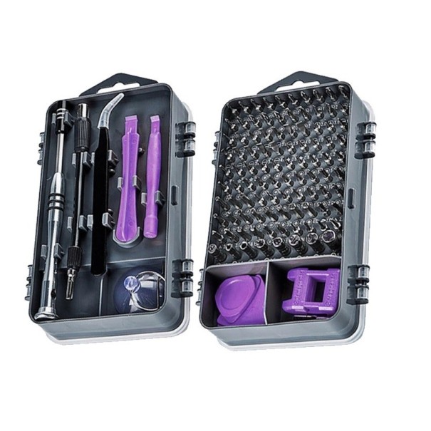 Juego de herramientas 112 piezas morado