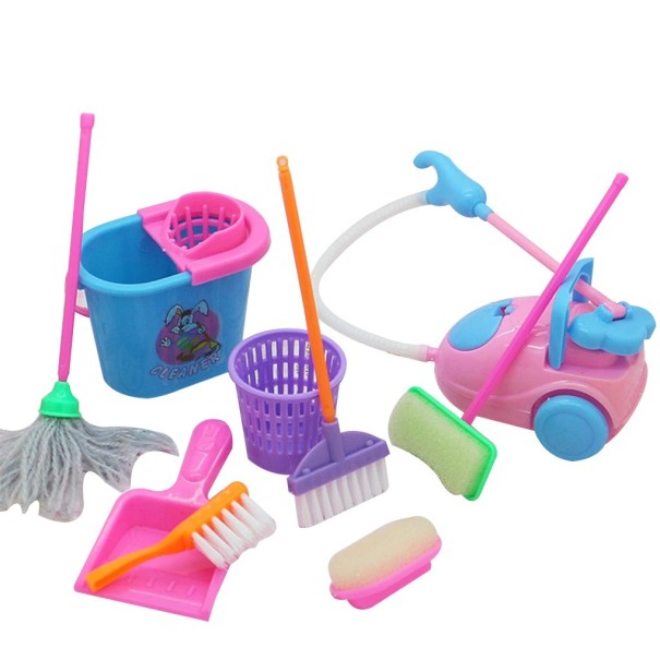 Juego de limpieza para muñecas 9 piezas 1