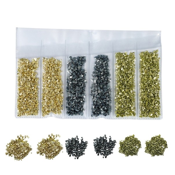 Juego de piedras decorativas 2 - 4 mm 20 g 14