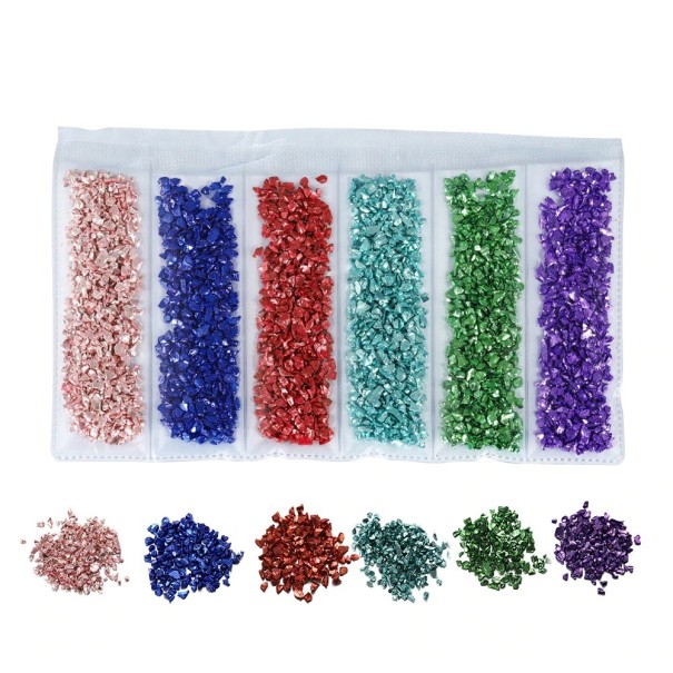 Juego de piedras decorativas 2 - 4 mm 20 g 16