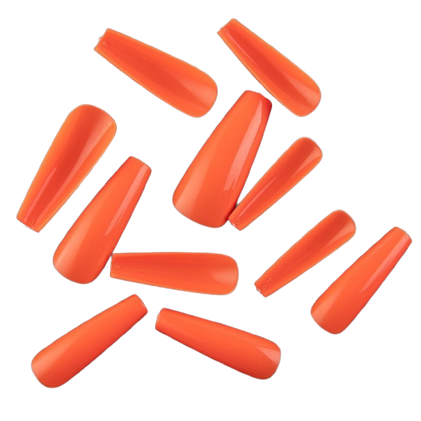 Juego de puntas de uñas de colores 20 uds. 4