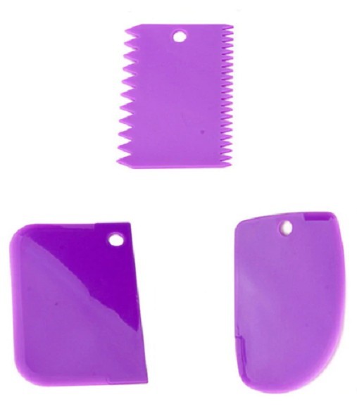 Juego de repostería - 3 piezas morado