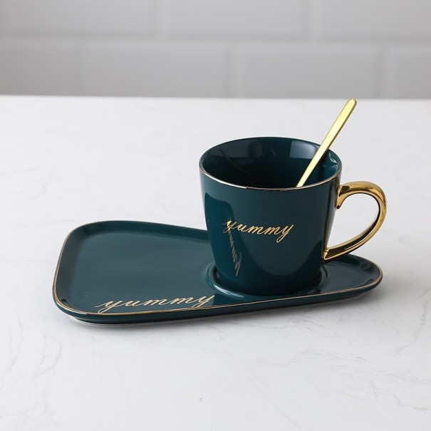 Juego de té 3 piezas C81 verde oscuro