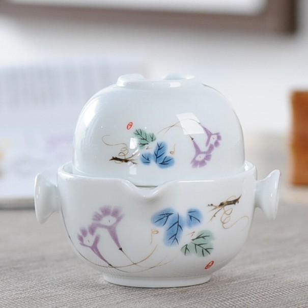 Juego de té de cerámica 2 piezas 8