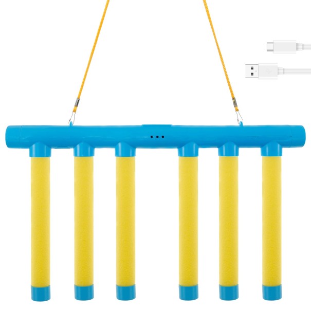 Juego Interactivo con Palos Caídos Juguete de Plástico para Niños y Adultos Desarrolla la Percepción, Coordinación y Reacciones Rápidas Juguete Recargable amarillo