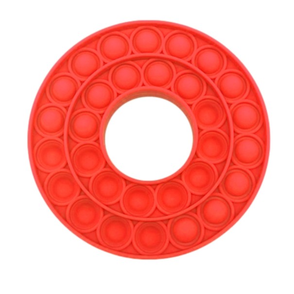 Juguete antiestrés Pop it circular T323 rojo