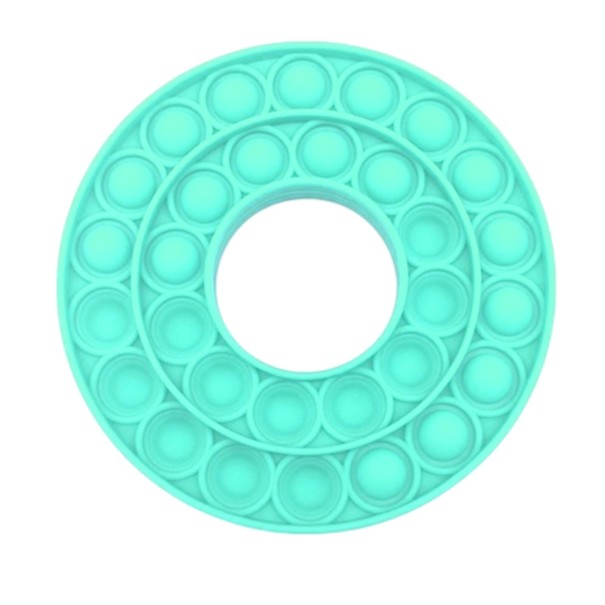 Juguete antiestrés Pop it circular T323 turquesa