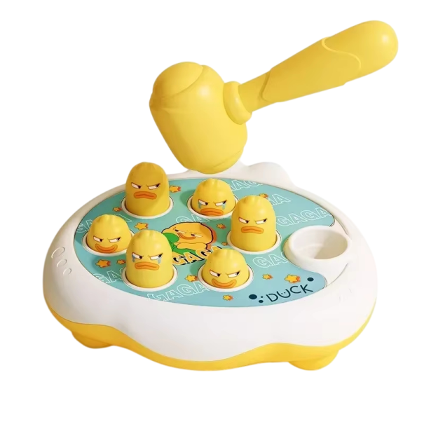 Juguete educativo de golpeo para niños 16 x 18 x 6 cm Patito Juego interactivo con martillo para el desarrollo de la motricidad y coordinación Regalo divertido para niños 1