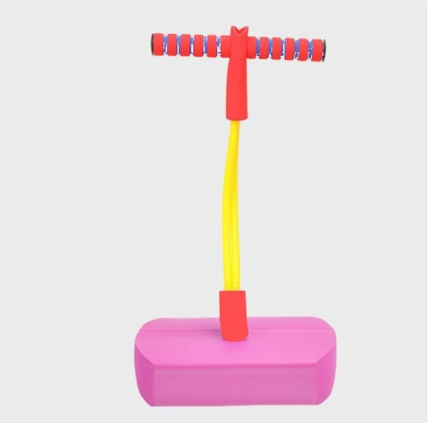 Juguete saltarín para niños rosa
