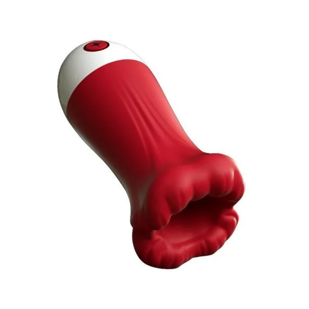 Juguete sexual vibratorio para hombres, control de garganta profunda mediante aplicación móvil, vibraciones ajustables, protuberancias de masaje, silicona impermeable, embalaje discreto 1