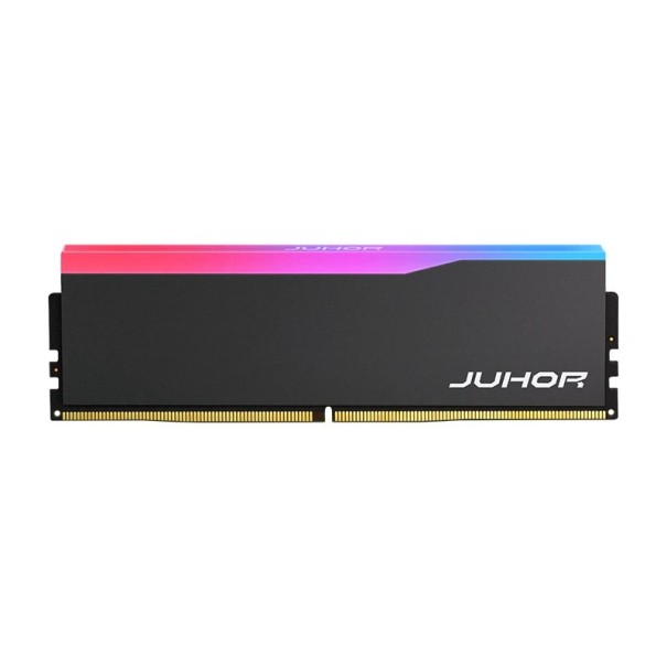 JUHOR DDR5 32GB RAM 2x16GB 6000MHz 6400MHz RGB PC5 DIMM Herná pamäť Čierna pre stolné počítače s vysokým výkonom a moderným dizajnom 1