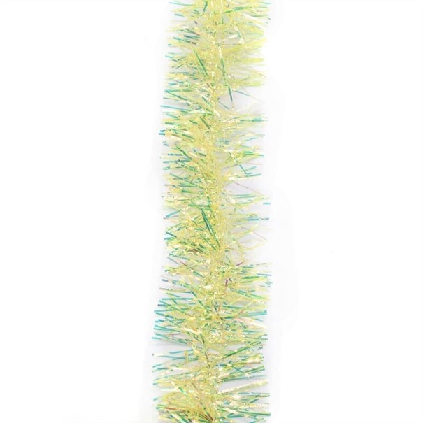 Jul dekorativ kedja regnbåge gul S