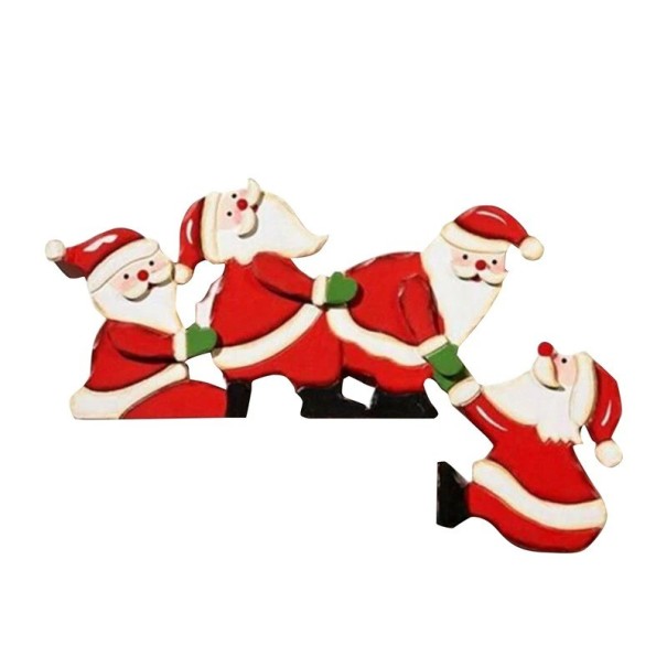 Juldekoration på dörrkarmen
