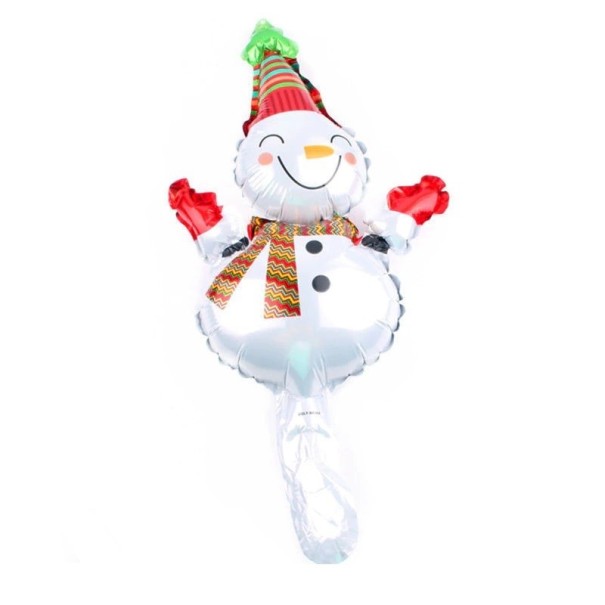 Juleballon snemand 1