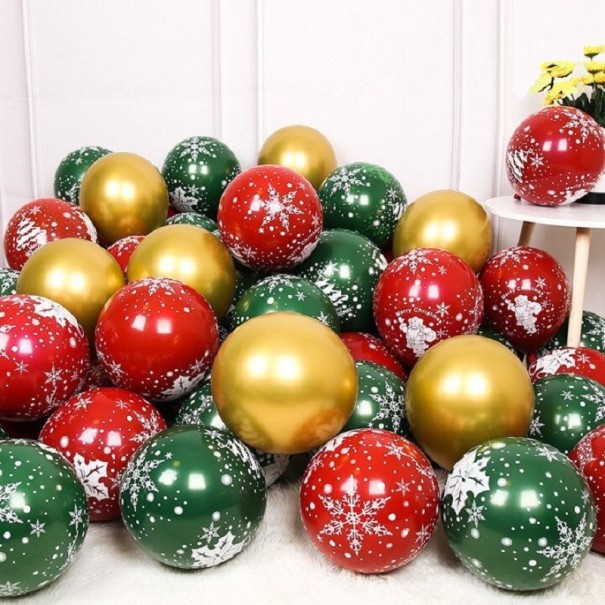 Juleballoner 30 stk P4045 1