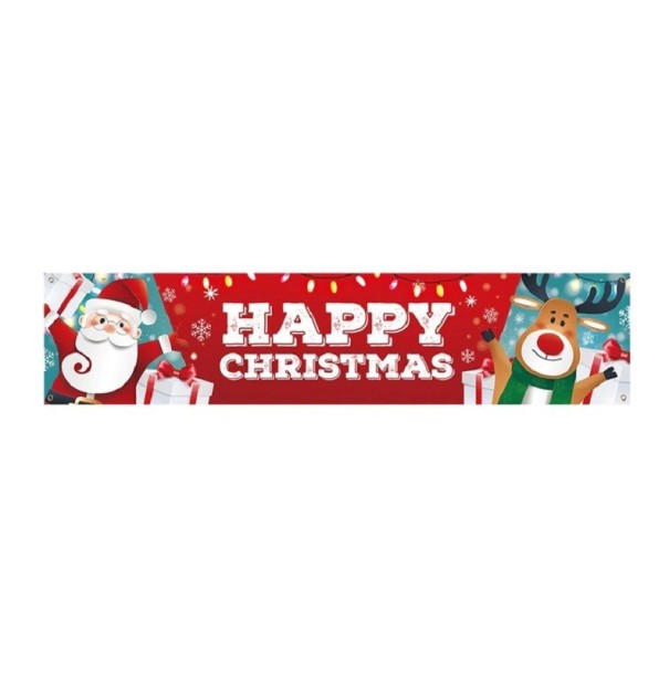 Julebanner 180 x 40 cm 1