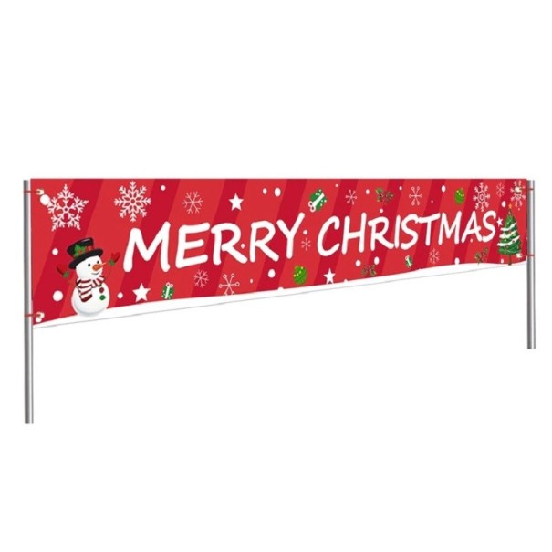 Julebanner 240 x 40 cm 3