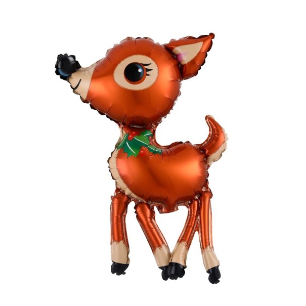 Julefolieballon fawn 1