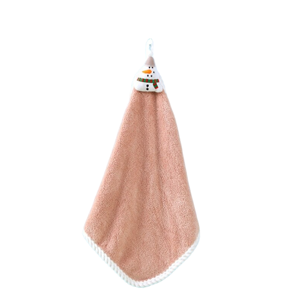 Julehåndklæde 30 cm rosa