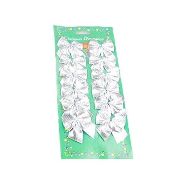 Julepyntesløjfer 12 stk. C623 4 Julepyntesløjfer 12 stk. C623 4