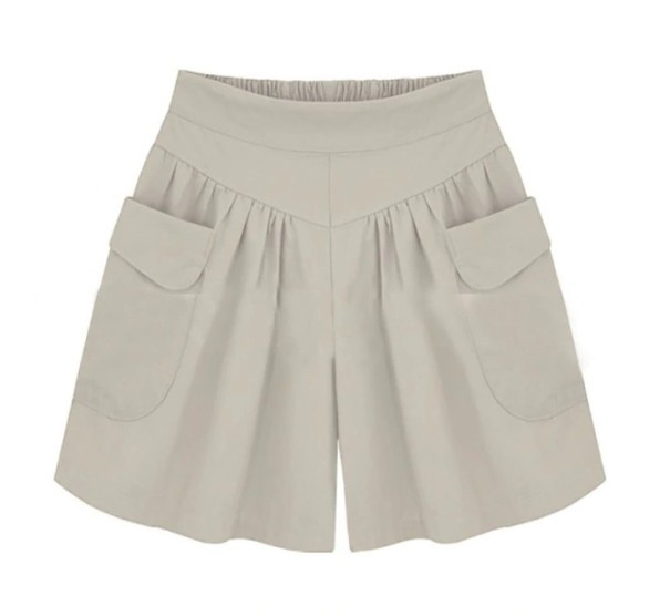 Julie Damen-Shorts – Übergröße creme XXL