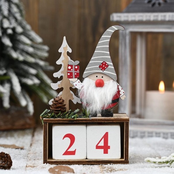 Julkalender gjord av kuber 1