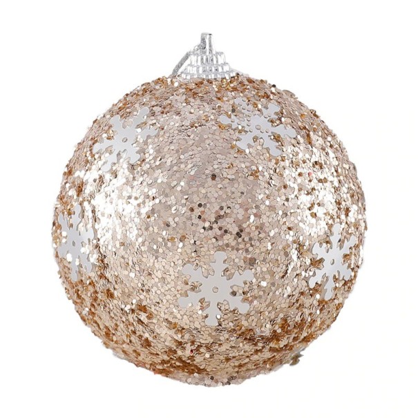 Julkulor gammalrosa 4 st 2