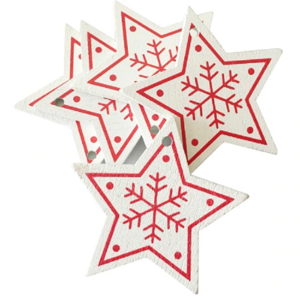 Julstjärnformad dekoration J3470 4